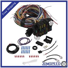 21 Circuit Wiring Harness Universal Fit For Chevy Mopar Ford Hotrods Long Wires