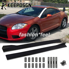 Side Skirts Splitter Spoiler Body Extension For Mitsubishi Eclipse Gs Gt Glossy