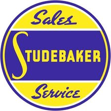 Studebaker Autos - Sales Service New Sign 28 Dia. Round Usa Steel Xl Size