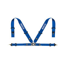 New Sparco Sport H-4 Safety Belts Blue Fia
