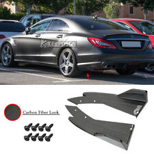 For Mercedes Benz Cls 63 Amg Carbonlook Rear Bumper Diffuser Splitter Side Skirt