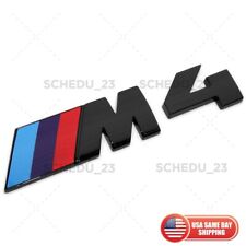 Bmw F82 F83 M4 Emblem Nameplate Badge Sticker Rear Trunk M Series Gloss Black