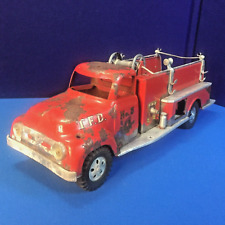 Vintage Tonka Fire Truck Pumper Number 5 For Restoration Or Parts Tfd