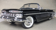 1959 Chevrolet Impala Black Convertible Road Legends 118 Diecast
