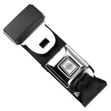 Retrobelt Black Pushbutton Lap Seat Belt 60 No Hardware Seatbelt Safety Classic
