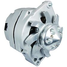 New Alternator 100 Amp Self Exciting 1 Wire Billet Style Low Cut In Hot Rod