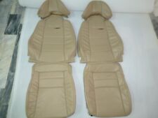 For Toyota Supra Mkiv Synthetic Leather Seat Covers Tan Colored Supra Trd Logo