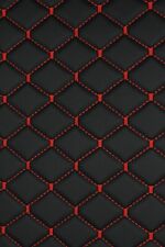 Quilted Vinyl Grain Faux Leather Upholstery Fabric Diamond 2x2 -4mm Foam 55