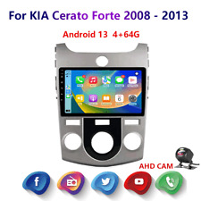 4-64gb Android 13 For Kia Cerato Forte 2008-13 Carplay Car Stereo Radio Gps Cam