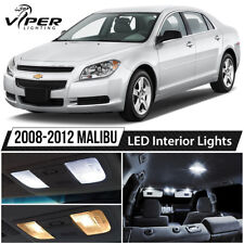 2008-2012 Chevy Malibu White Led Interior Lights Package Kit