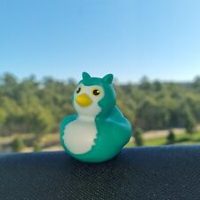 Green Owl Rubber Duck Car Accessory Toy Dashboard Decoration