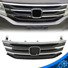 Fits New Honda Odyssey 2011 2012 2013 Front Black Grill Grille Chrome Molding