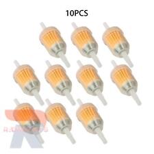 10pcs Motor Inline Gas Oil Fuel Filter Small Engine For 14 516 Line
