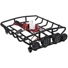 Rc Crawler Car Roof Luggage Rack With Led Lights For Tamiya Sand Scorcher Beetle