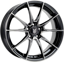 Alloy Wheels 18 Fox Hi-line Black Polished Face For Skoda Enyaq Iv Ny 20-22
