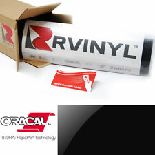Oracal 970ra Gloss Black 070 Wrapping Cast Film Vehicle Wrap Vinyl Sheet Roll