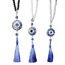 Evil Eye Car Hung Ornament With Tassels Car Rear View Mirror Hanging Decoration