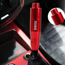Jdm Bride Universal Red Aluminum Automatic Stick Gear Shift Knob Lever Shifter