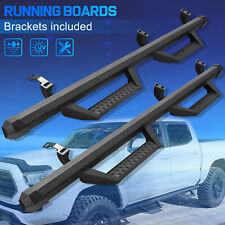 Texture Drop Steps Nerf Bar Running Board Fit Toyota Tacoma Double Cab 2005-2023