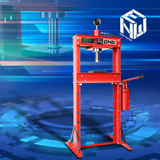 Steel H-frame Hydraulic Garage Shop Floor Press 30 Ton 66139 Lb W Plates