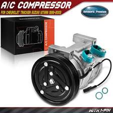 Ac Compressor W Clutch For Chevrolet Tracker Suzuki Vitara 1999-2003 1.6l 2.0l