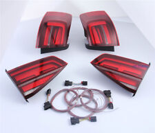 Dark Red Led Tail Lights Lampsadapter Cables Kit For Vw Jetta Gli Mk6 2015-2018