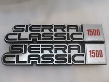 Gmc Sierra Classic 1500 Fender Nameplate 1984 1985 1986 1987 1988 1989 Emblems