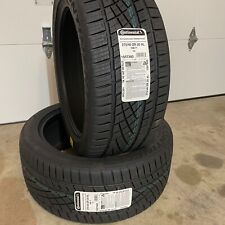 2 New Continental Extremecontact Dws06 Plus - 27540zr20 Tires 2754020 275 40 20