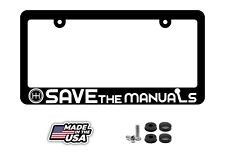 Save The Manuals Manual Transmission Stick Shift Jdm Drift License Plate Frame