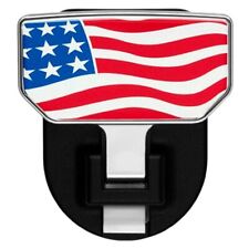 Carr 183032 Hd Hitch Step W American Flag Logo For 2 Receivers