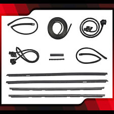 Fits 83-88 Monte Carlo Ss 9pc Roof Rail Window Trunk Seal Weatherstripping Kit