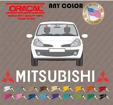 Mitsubishi Vinyl Windshield Banner Decal Sticker Car Sport Racing