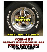 Ge-qh-487-spgo 1985 1986 1987 Oldsmobile Olds 442 Wheel Stripes - Does 5 Wheels