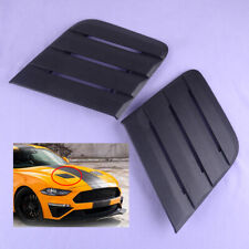 Bonnet Hood Air Vent Grille Cover Heat Extractors Fit For 2018-19 Ford Mustang