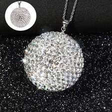 Car Rear View Mirror Bling Pendant Crystal Ornament Hanging Ball Car Accessories