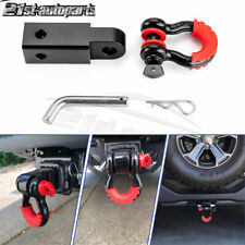 2 Receiver Hitch D-ring 34in Shackle Tow Hook For Fj Cruiser Land Cruiser