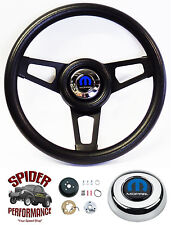 1974-1987 Ramcharger Dodge W Pickup Steering Wheel 13 34 Black Spoke