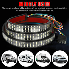 60 For Jeep Grand Cherokee 4row 6 Functions Led Strip Rear Tailgate Light Bar