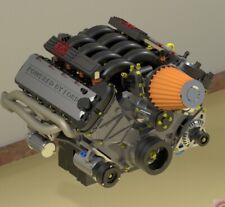 125 3d Resin Ford Voodoo Engine With Transmission