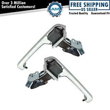 Chrome Outside Exterior Door Handle Left Right Pair Set For 80-96 Ford Truck