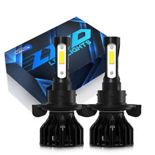 2x H13 Led Headlight Bulbs High Low Beam Conversion Kit 6000k Super Bright White