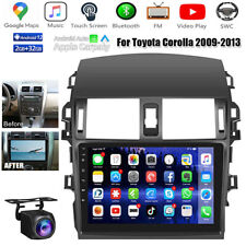 For Toyota Corolla 2009-2013 Car Gps Radio Stereo Carplay Player Bt Usb Camera