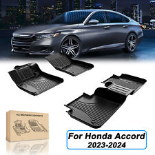Car Floor Mats All Weather Liners Tpe Rubber Carpets For Honda Accord 2023-2024