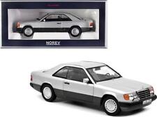 1990 Mercedes-benz 300 Ce-24 Coupe Silver Metallic And Black 118 Diecast Model