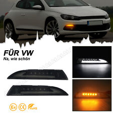 Led Front Indicator Stationary Light Indicator For Vw Scirocco 3 Iii 137 From 08-14 Black