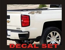 4x4 Truck Decals Real Tree Camouflage Set For Chevrolet Silverado Camo Chevy