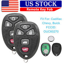 2 For 2006 2007 2008 2009 2010 2011 Buick Lucerne Remote Key Fob 5 Buttons