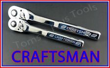 Craftsman Hand Tools 2pc 38 12 Full Polish 72 Tooth Ratchet Socket Wrench Set