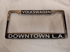 Volkswagen Of Downtown La Los Angeles Ca Dealer Plastic License Plate Frame