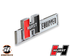 Hurst Chrome Plated Abs Plastic Red X Black Hurst Equipped Emblem Logo - 1361000